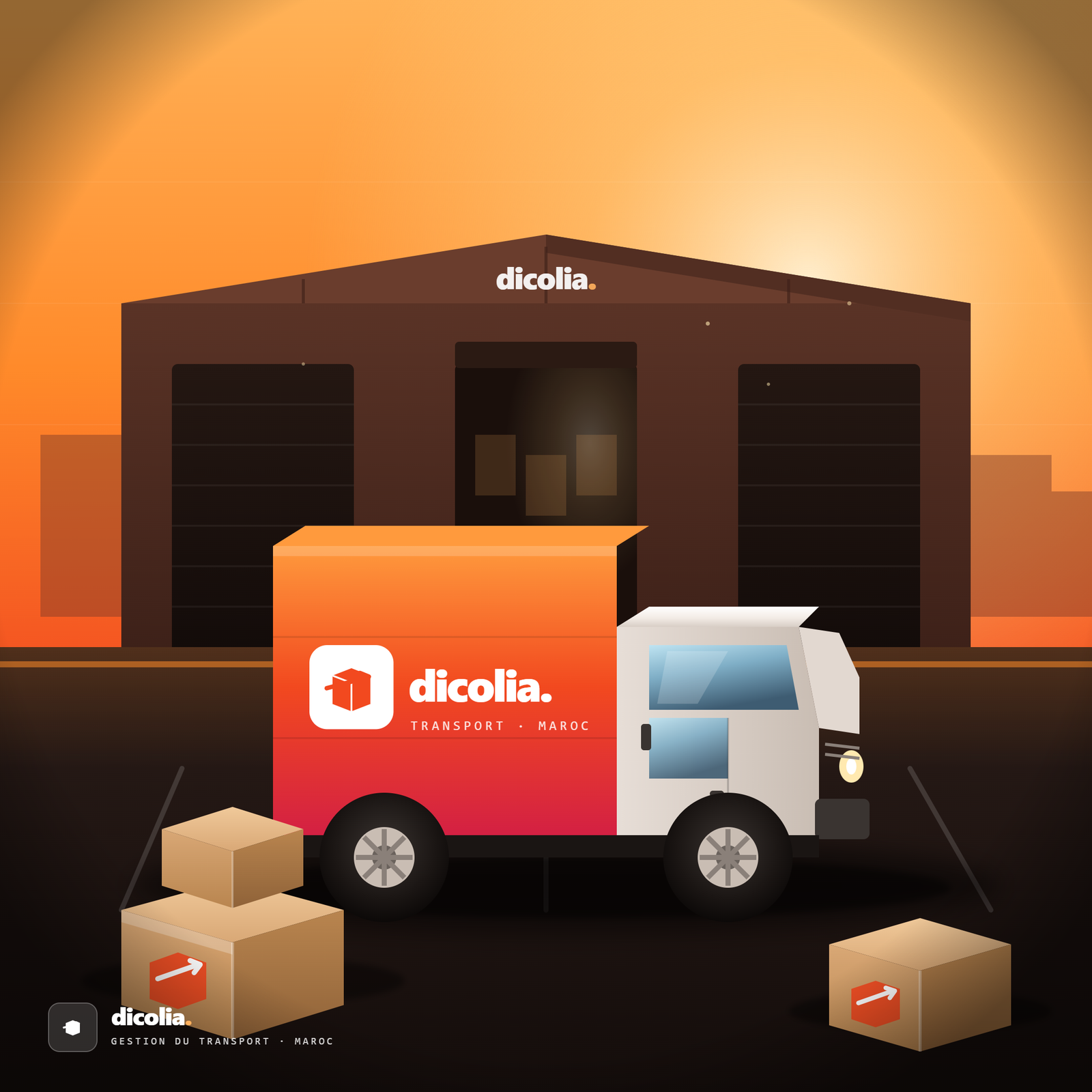 Dicolia — Gestion du transport